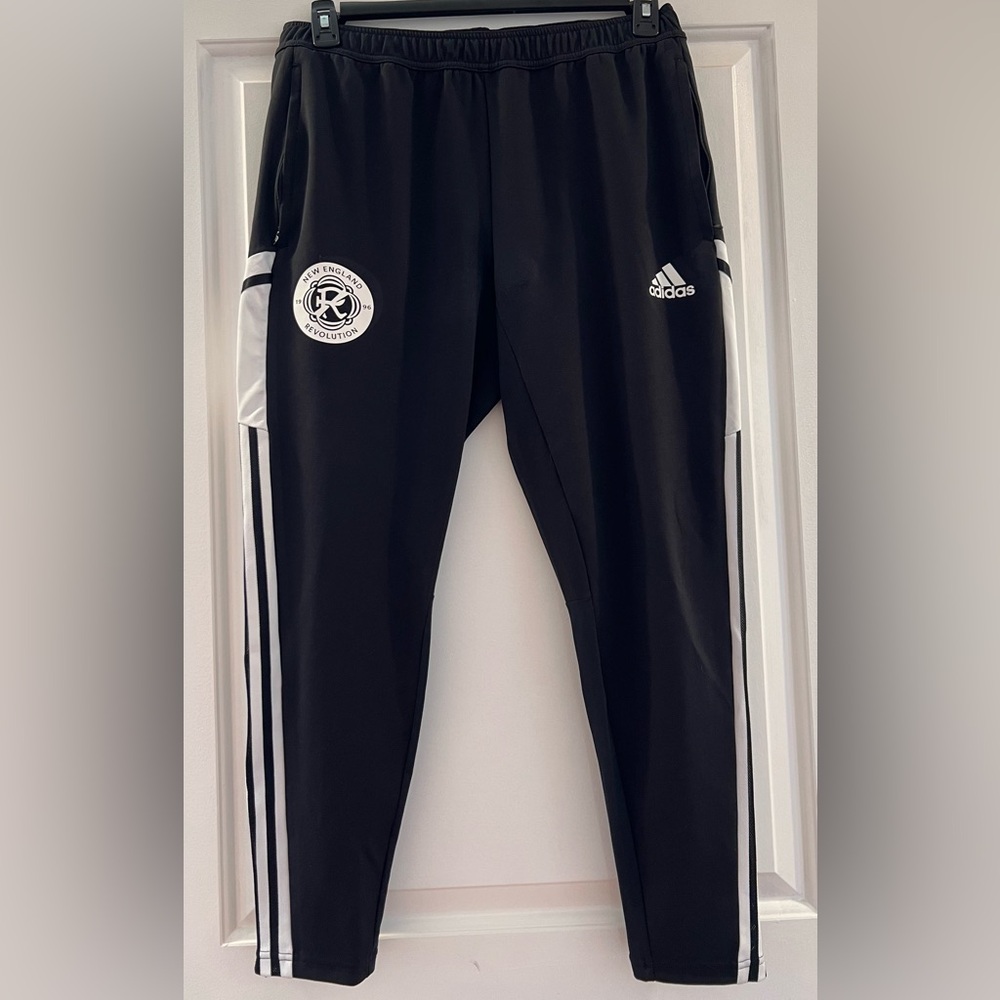adidas Men’s Black New England Revolution Training Pants